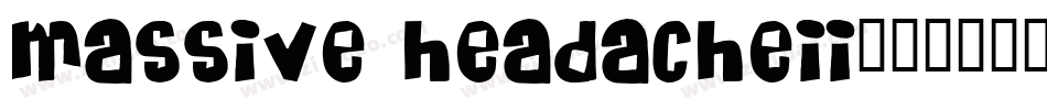 Massive HeadacheII字体转换